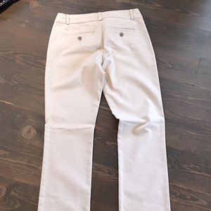 Straight leg dress pants beige